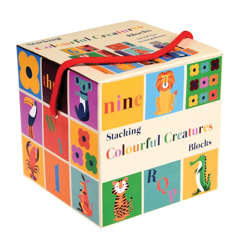 Colourful Creatures Stacking Blocks