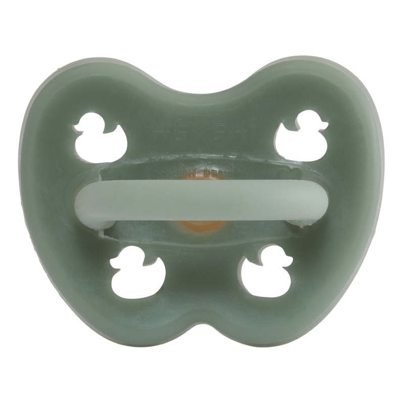 Colourful Pacifier 0-3 mth – Round in Moss Green