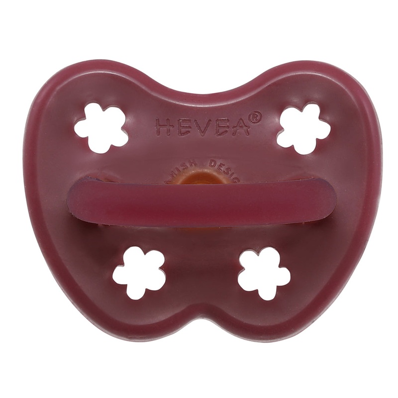 Colourful Pacifier 3-36 mth – Round in Ruby