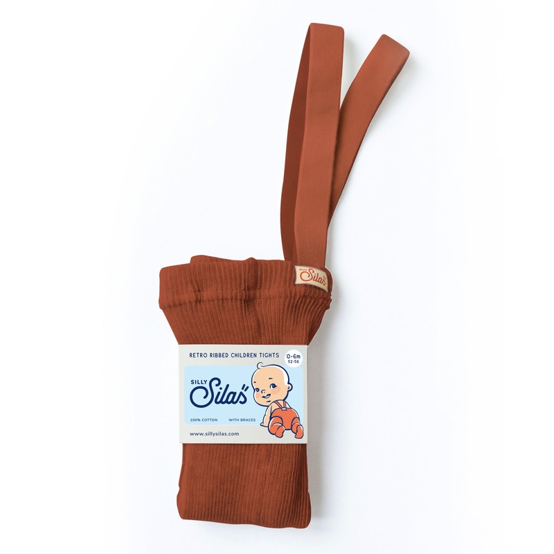 Footed Tights Cinnamon