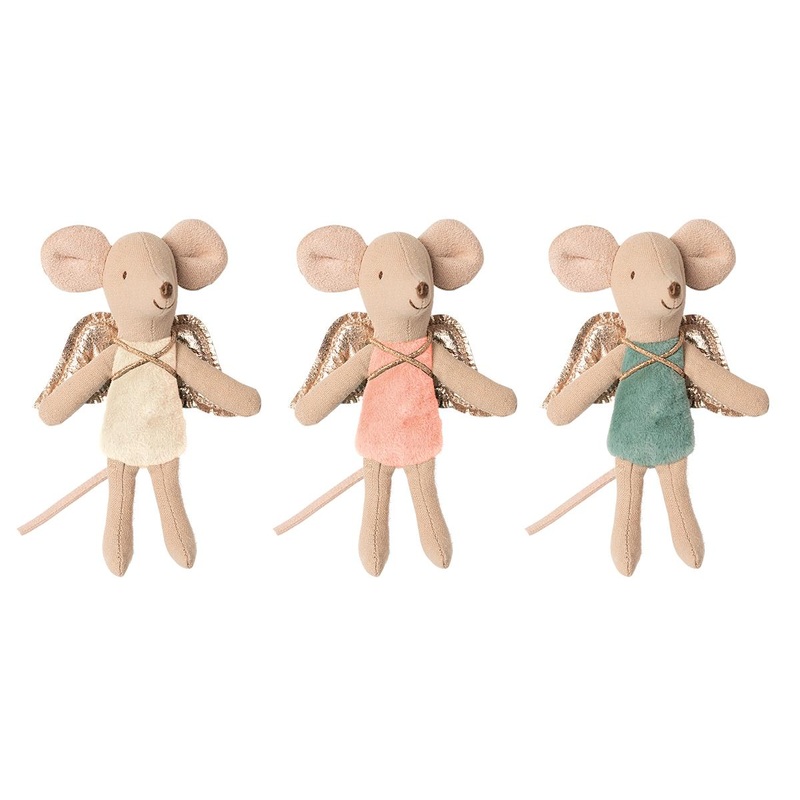 Maileg Little Sister Fairy Mouse (Blue, Cream Or Pink)