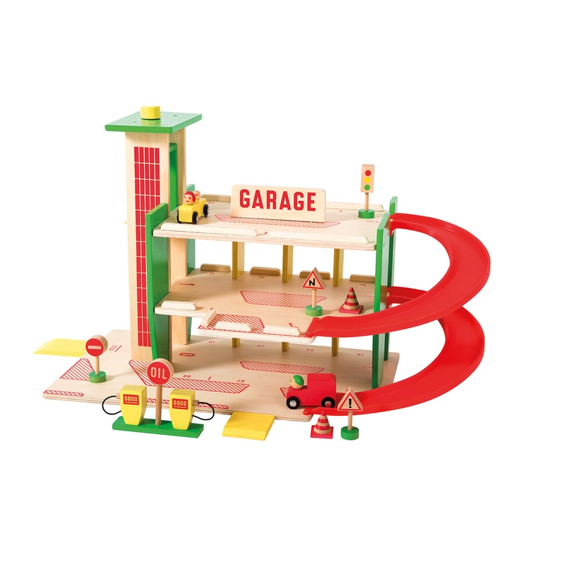 Retro Wooden Garage Large