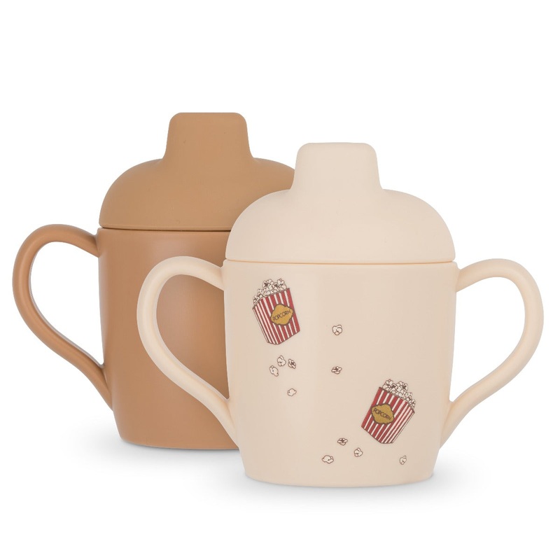 2 Pack Sippy Cup | Popcorn/Cininamon