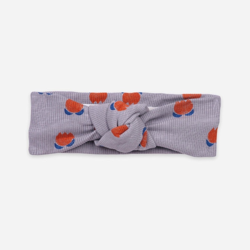 Chocolate Flower Print Headband