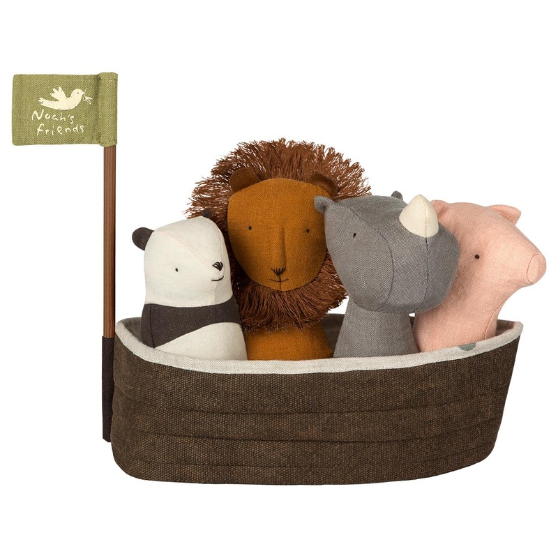 Noah’s Ark with 4 Mini Animals Rattles