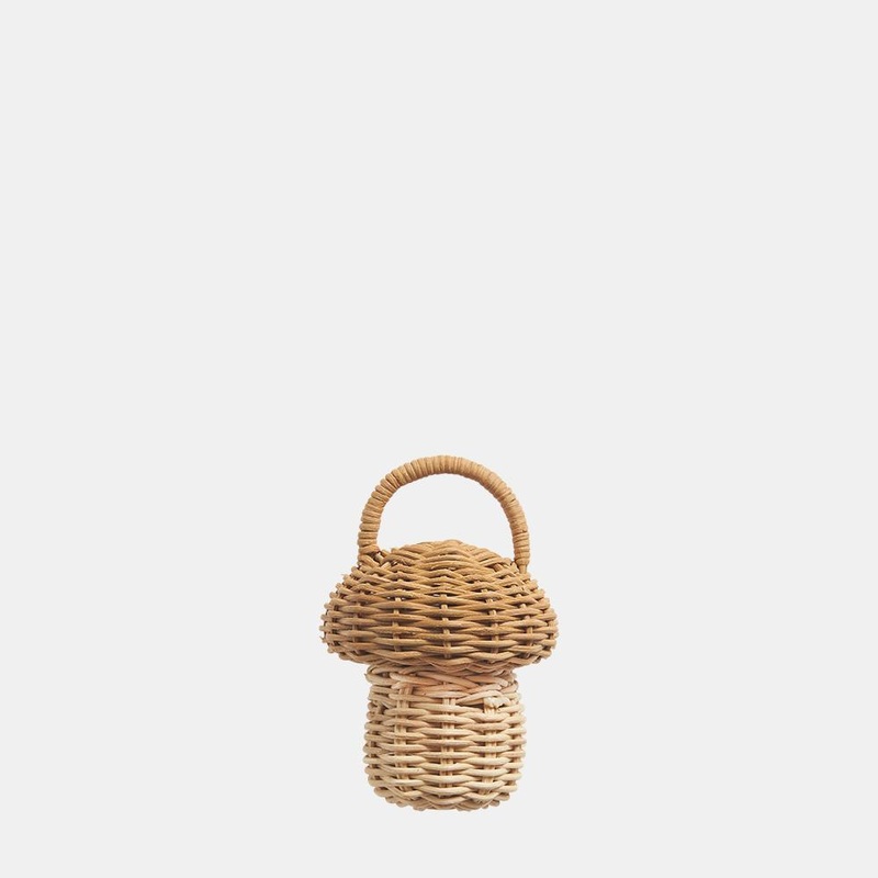 Olli Ella Dinkum Doll Mushroom Rattle/Hanging Rattle