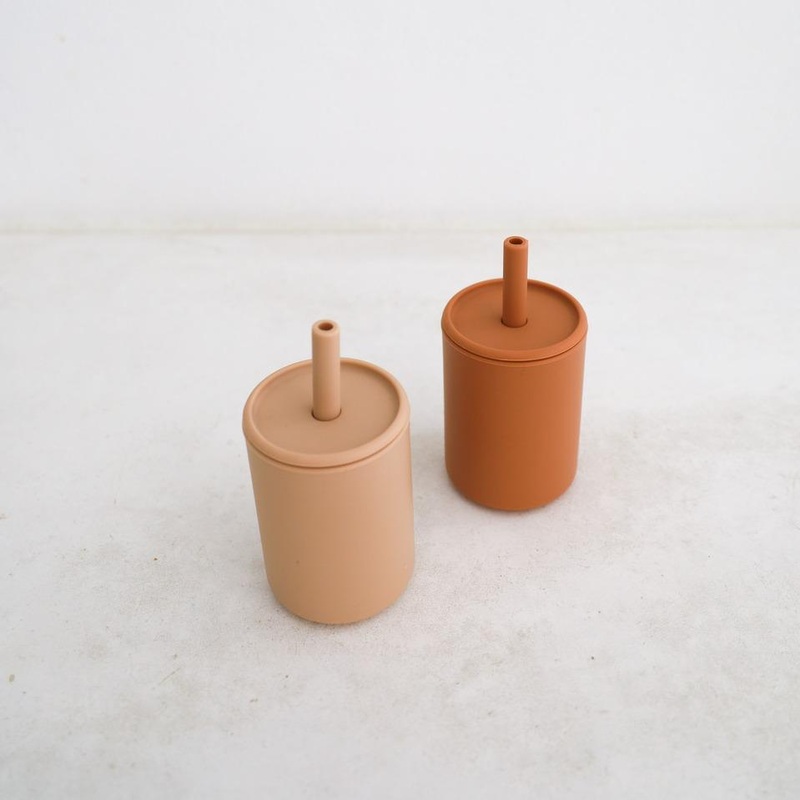 Rommer Silicone Cup Set – Cinnamon/Nude