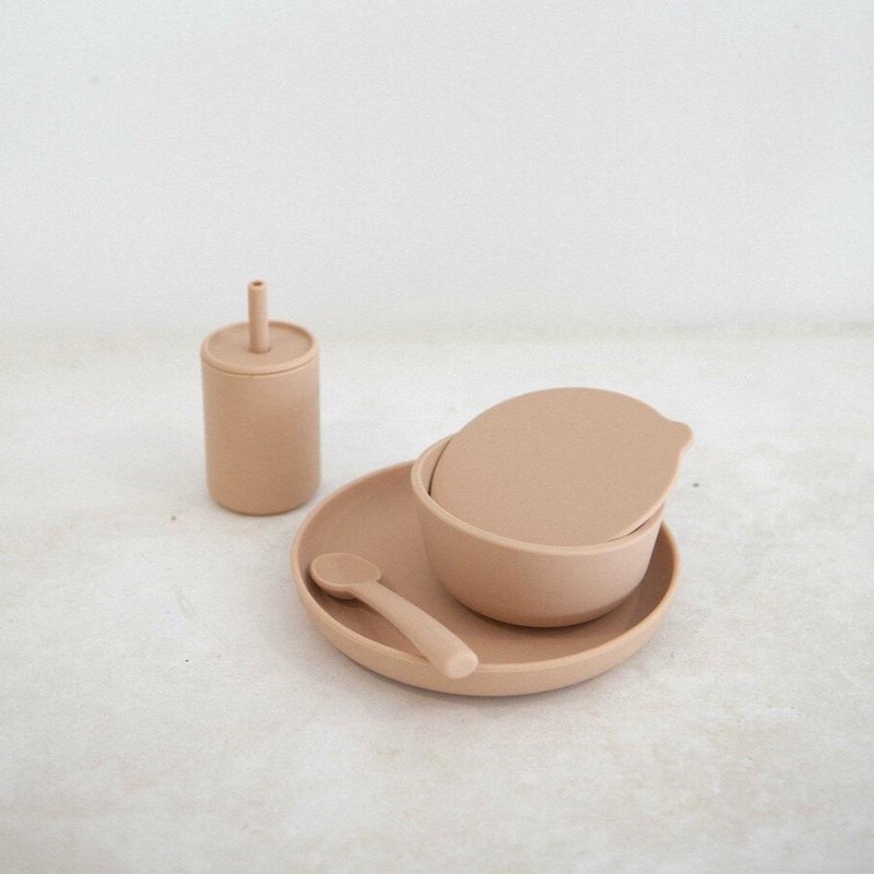 Rommer Silicone Dinner Set – Nude