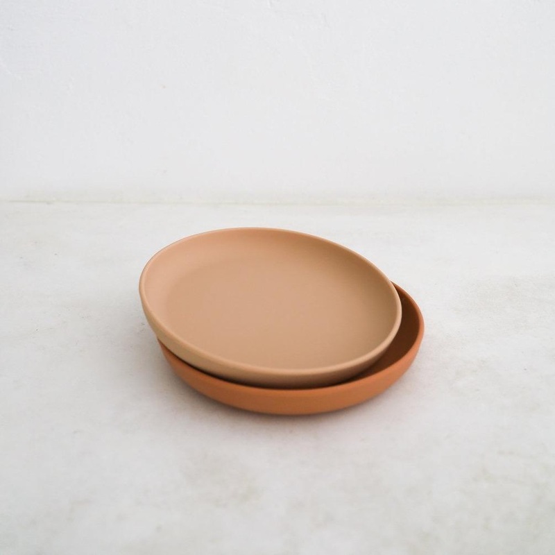 Rommer Silicone Plate Set – Cinnamon/Nude
