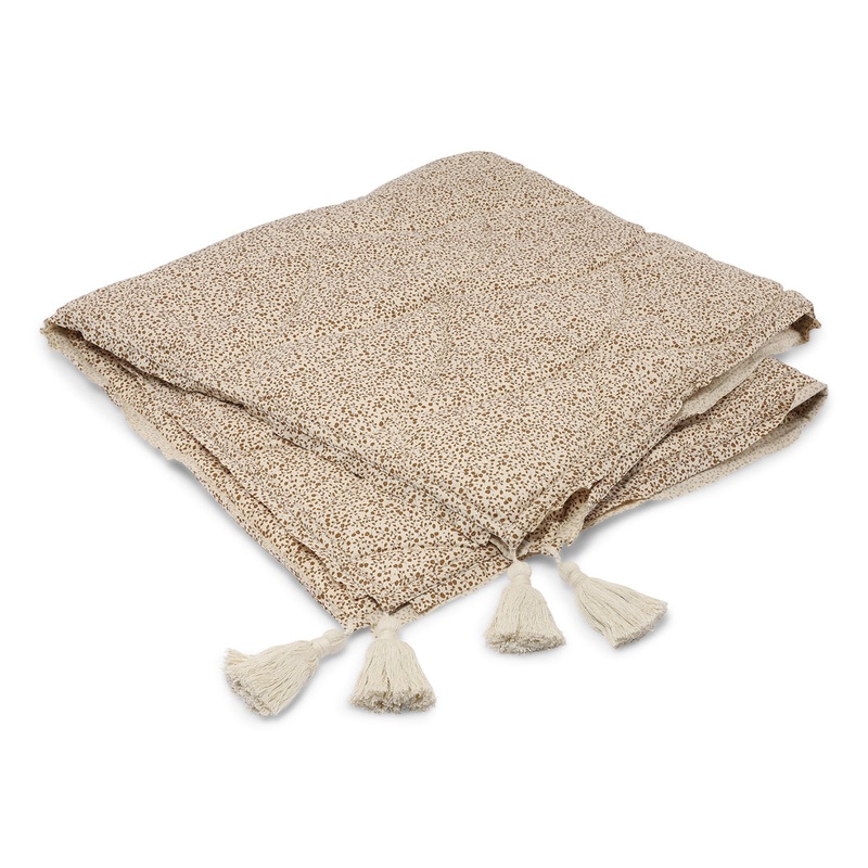 Baby Quilt with Tassels | Blossom Mist Birk