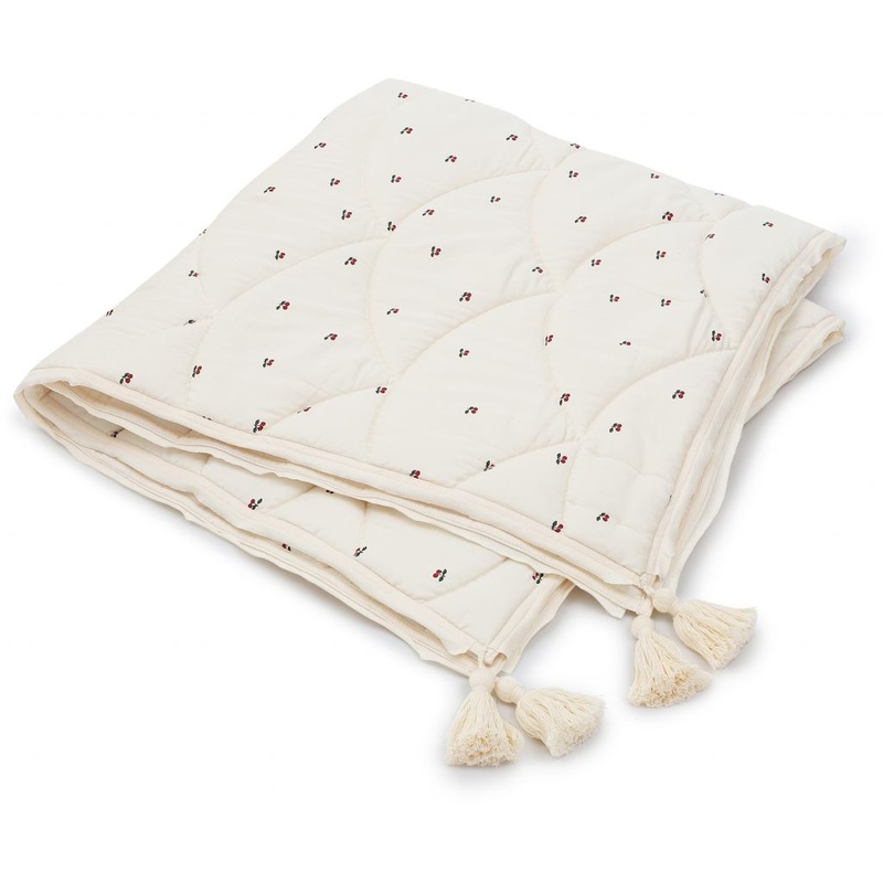 Baby Quilt with Tassels | Cherry