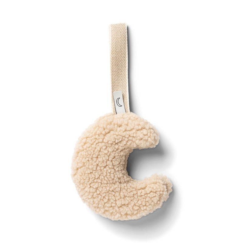 Cuddly Pacifier Holder | Teddy Beige