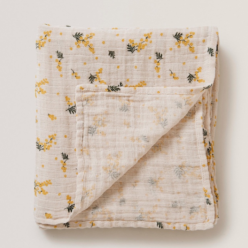 Garbo&Friends Muslin Swaddle Blanket | Mimosa