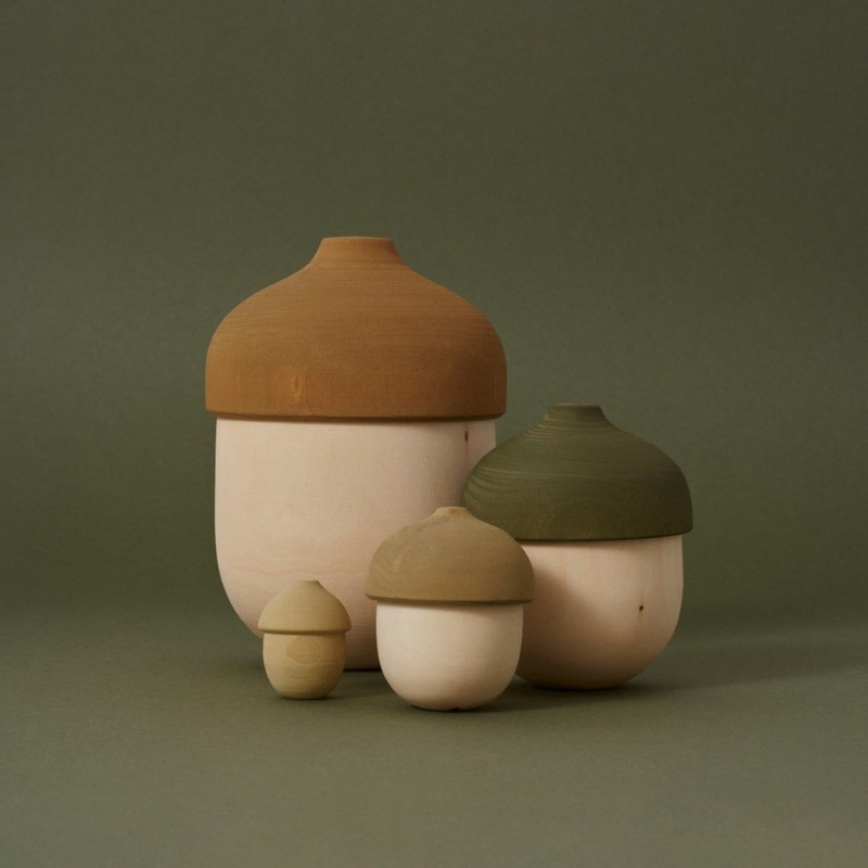 Matryoshka Nesting Acorn Set