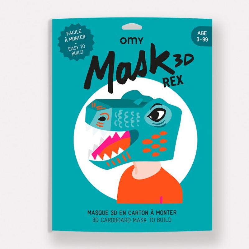 OMY Rex 3D Cardboard Mask