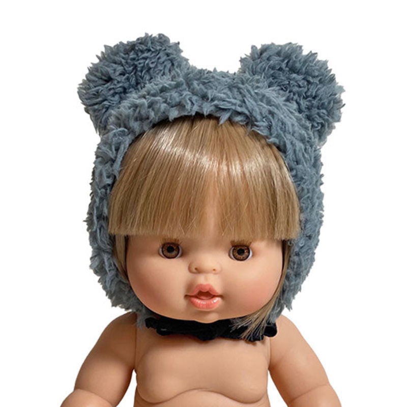 Orso Ear Cap | Charcoal Gray for Minikane x Gordis Dolls