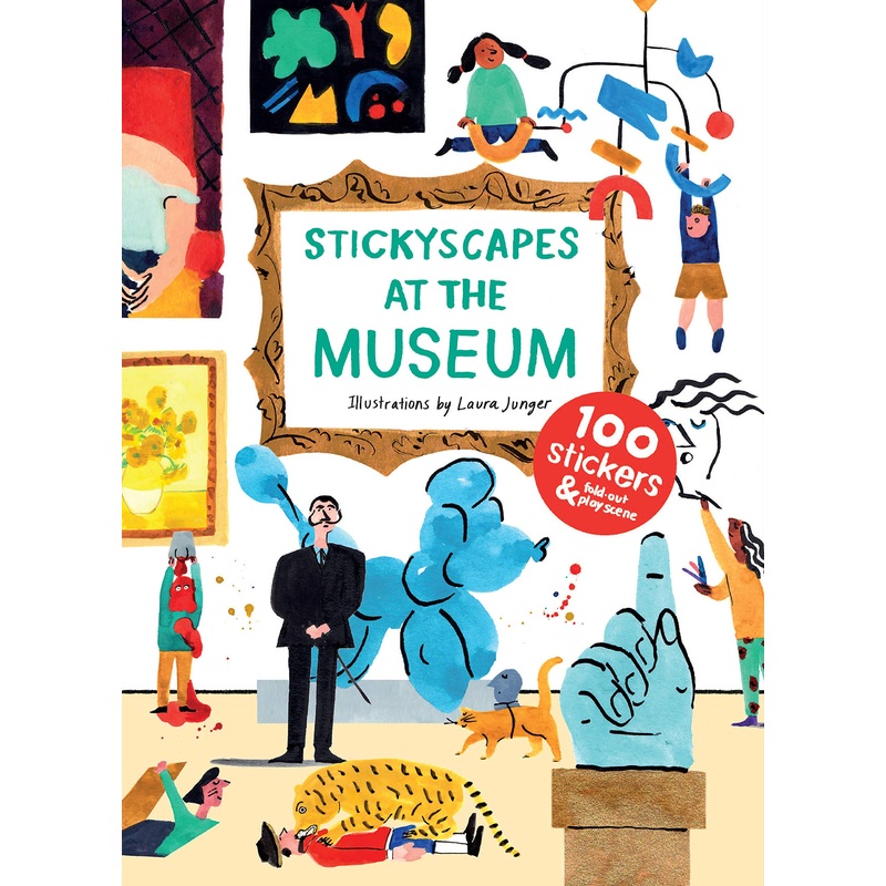 Stickyscapes at the Museum – Sticker Book with 100 Stickers
