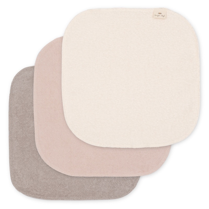 3 Pack Terry Wash Cloths | Shades of Sand