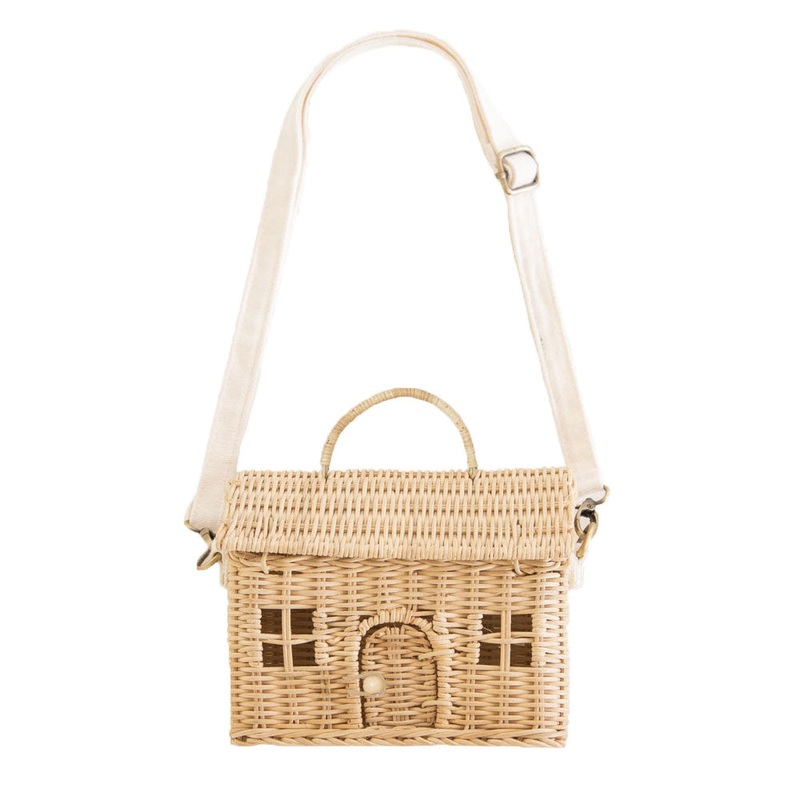 Olli Ella Rattan Casa Bag | Straw