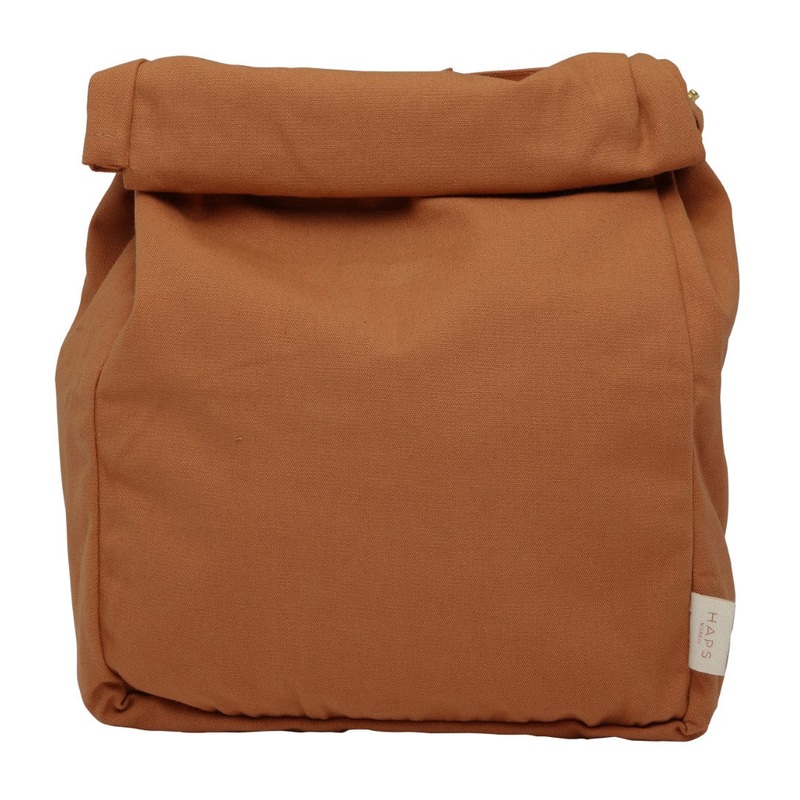 Organic Cotton Canvas Lunch Bag | Terracotta