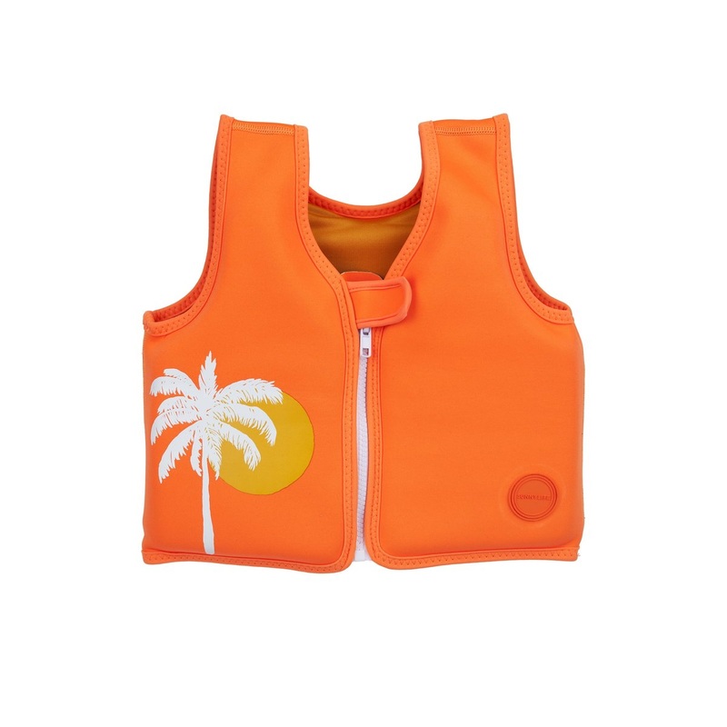 Swim Vest Desert Palms | Neon Pomelo 2-3Y