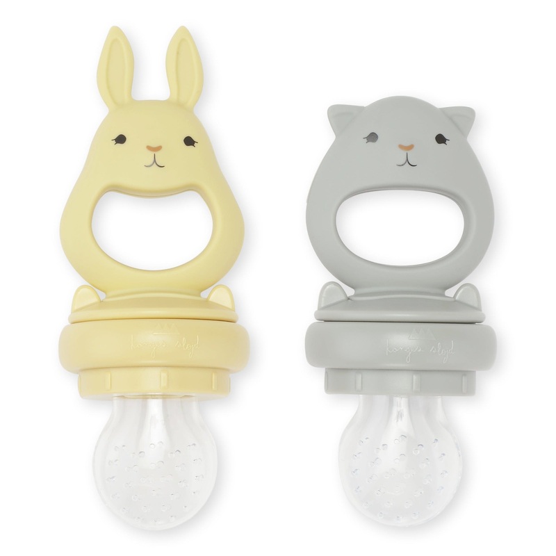 2 Pack Silicone Fruit Feeding Pacifier | Topanga Beach/Limonade