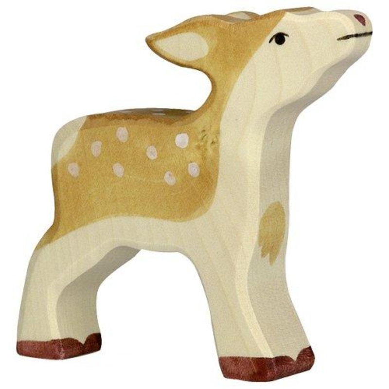 Fawn Wooden Figure