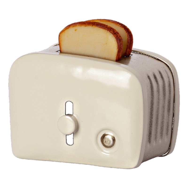 Miniature Toaster & Bread | Off White