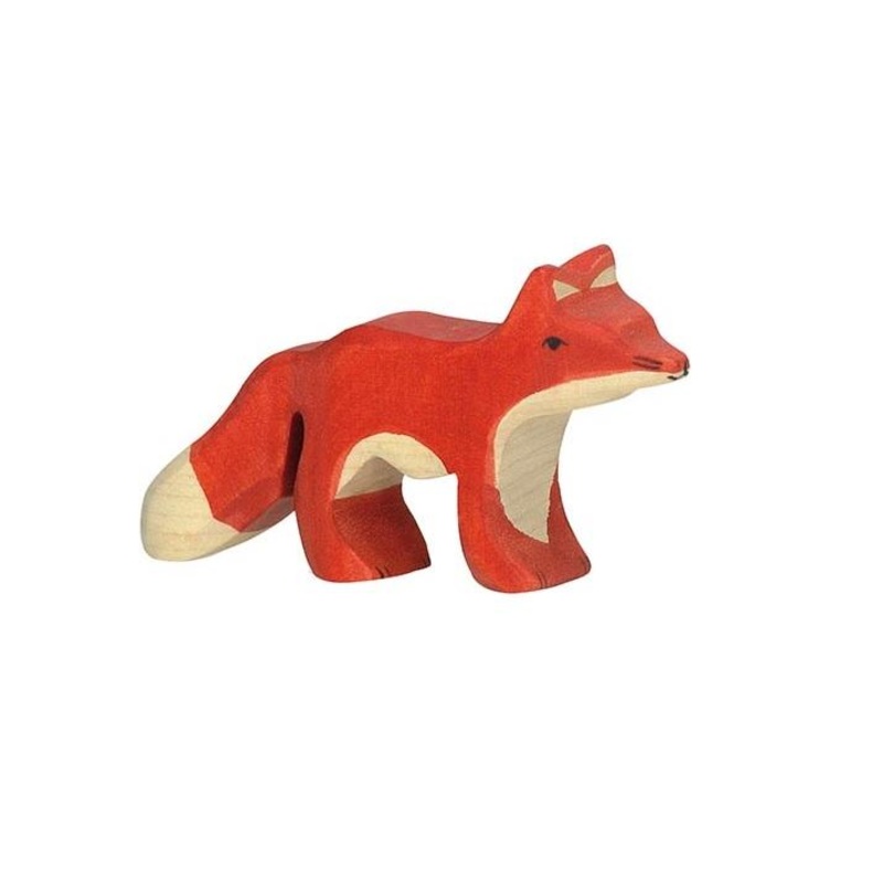 Small Fox Wooden Figure