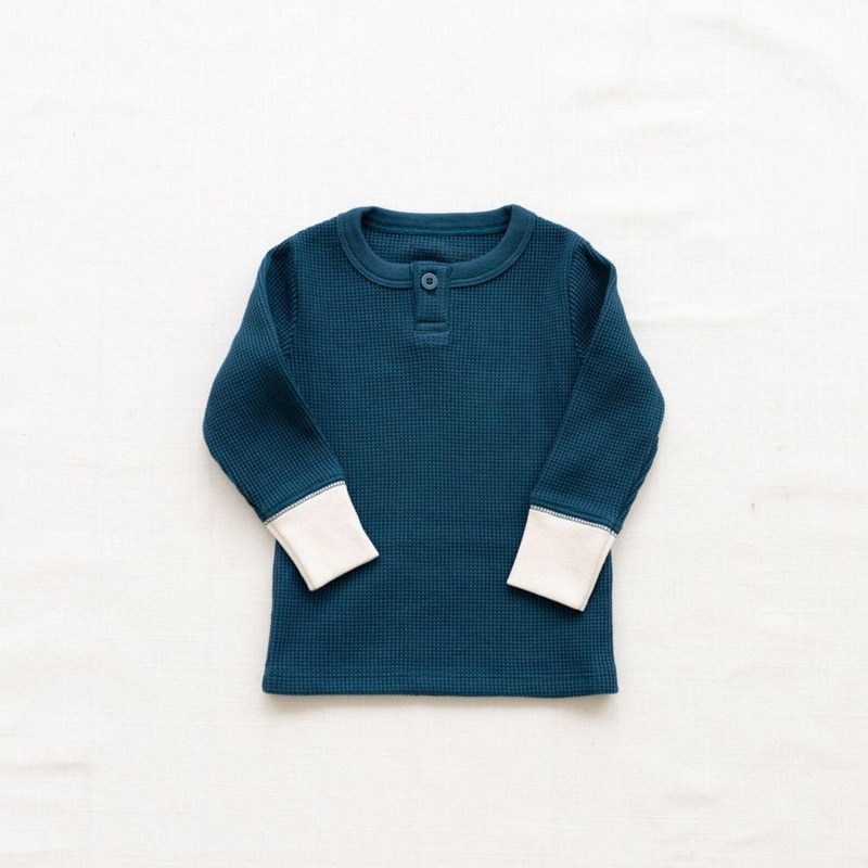 Waffle Pyjamas Set – Ocean