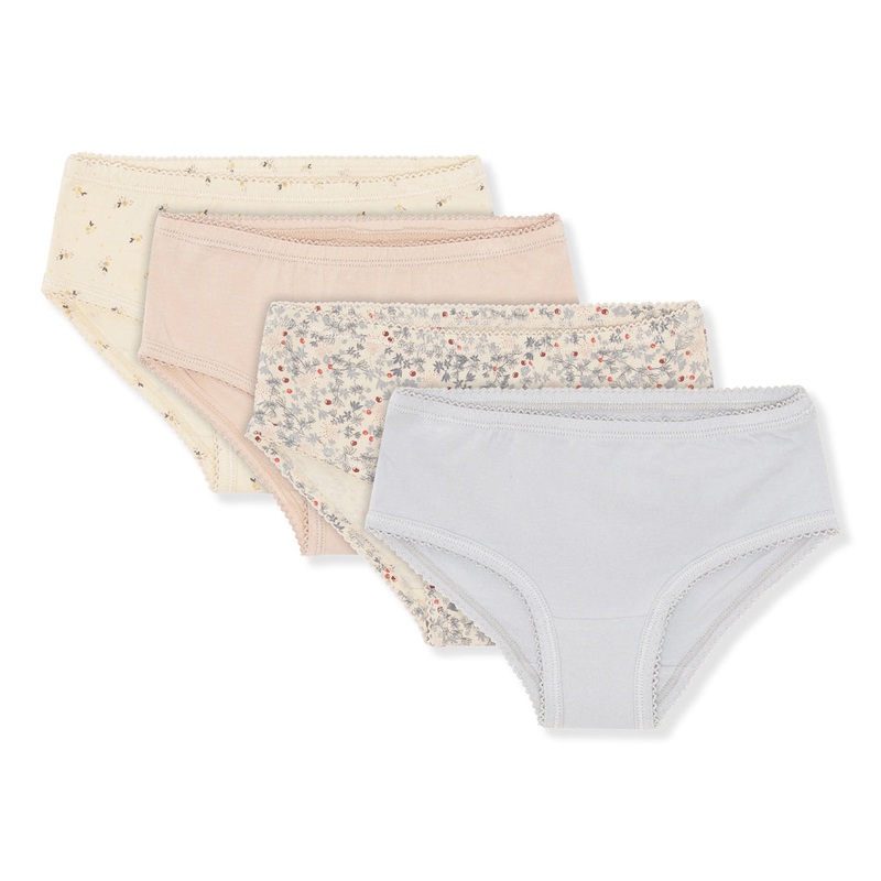 4 Pack Underpants | Rose Hip Blue