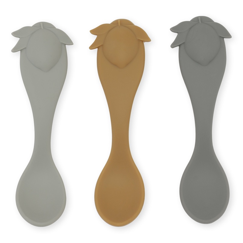 Lemon Silicone Spoon Pack of 3 | Ocean Mix