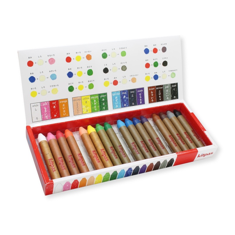 Medium Crayons by Kitpas (16 Colours)