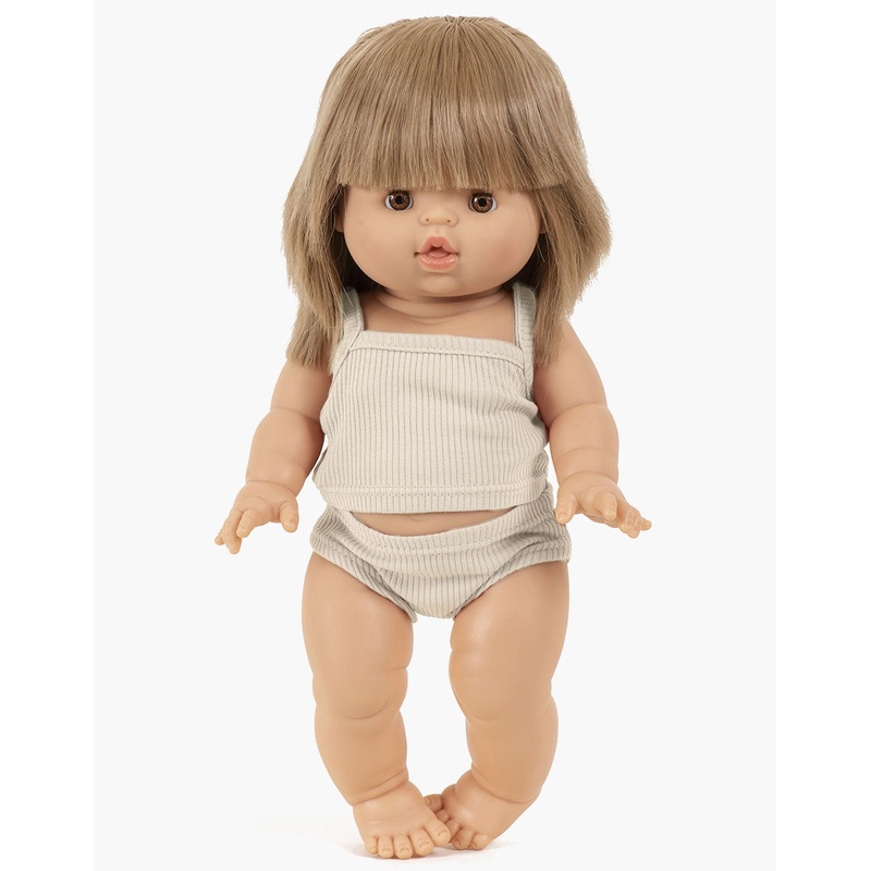 Ribbed Knit Girl’s Doll Underwear | Linen for Minikane x Gordis Dolls