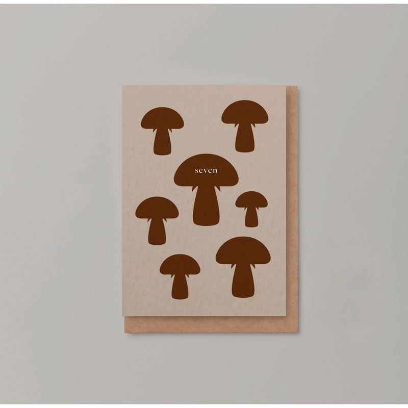 ‘SEVEN’ Nature Birthday Card