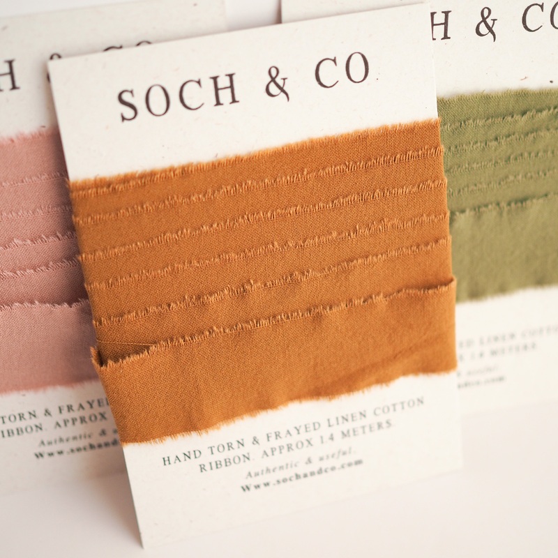 Hand Frayed Ribbon | Goose Egg