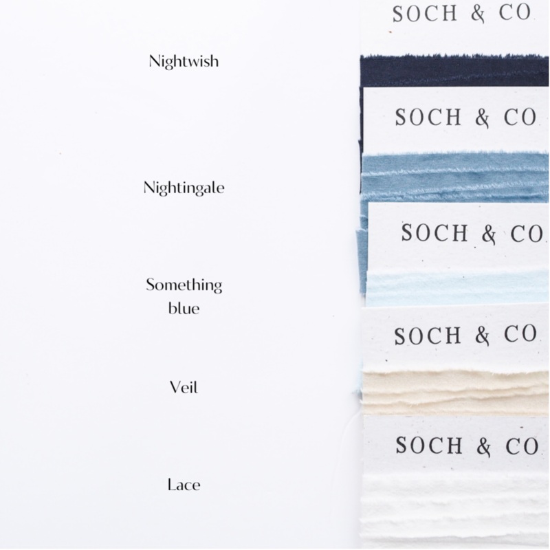 Hand Frayed Ribbon | Nightingale