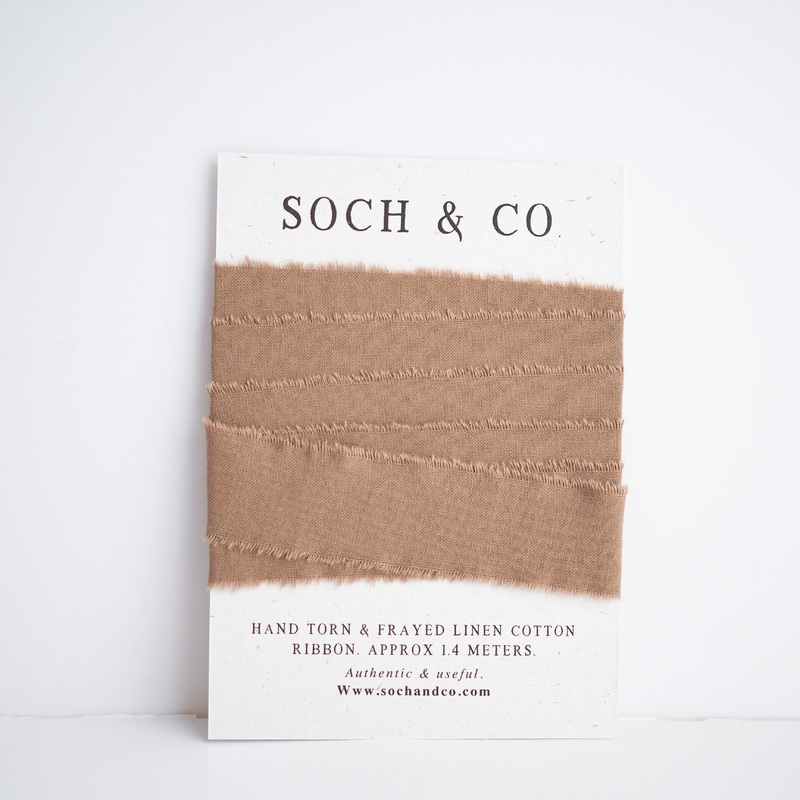 Hand Frayed Ribbon | Seaside