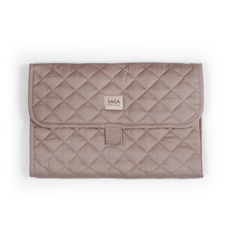 Organic Changing Quilt Pad | Mauve