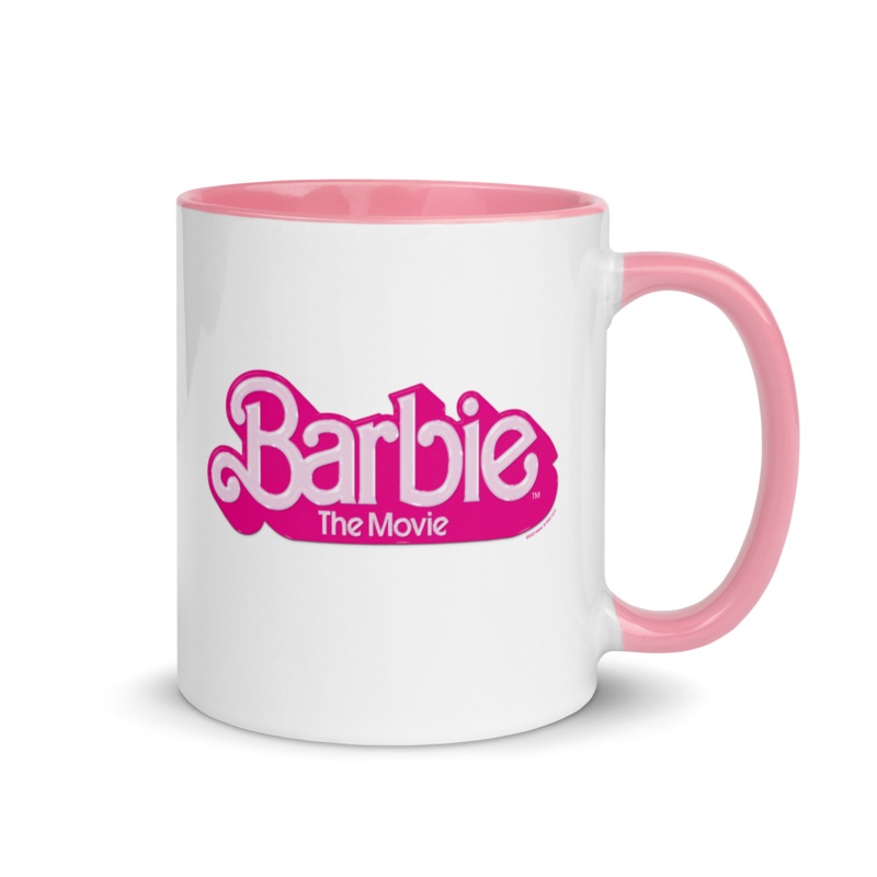 Barbie The Movie Logo Pink Mug