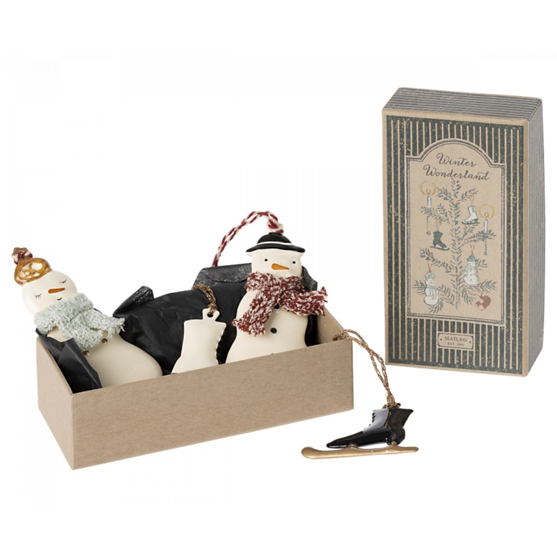Metal Ornament Set | Winter Wonderland