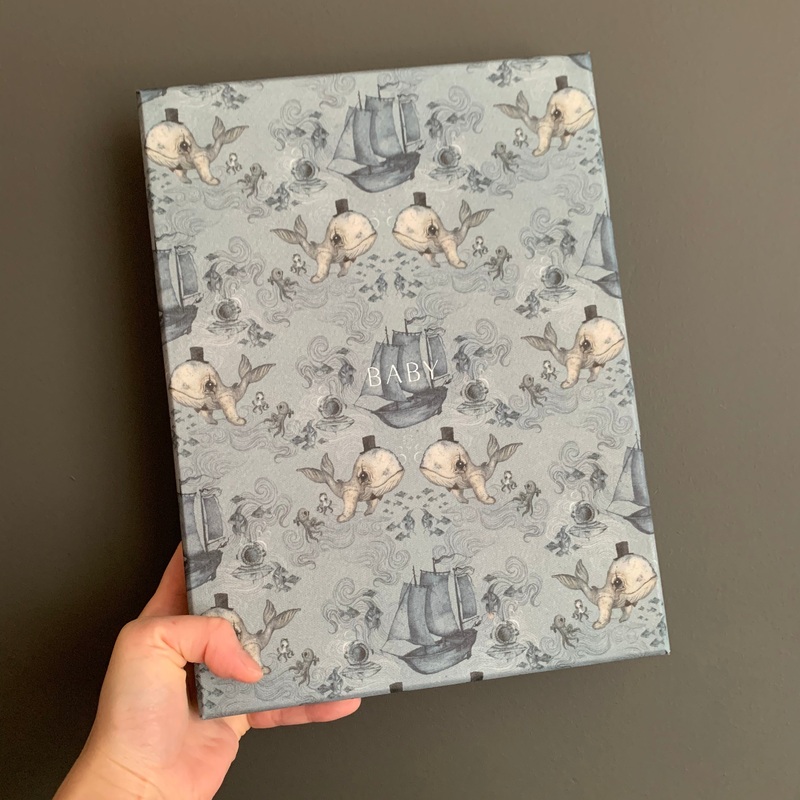Mrs Mighetto WHALIE x Write To Me Baby Journal