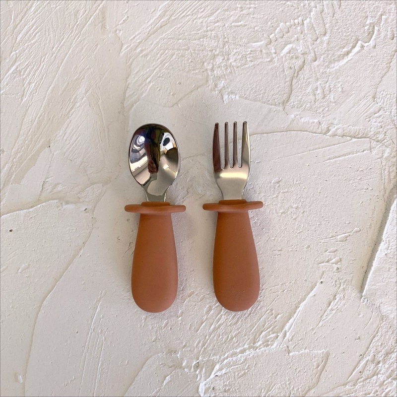 Toddler Cutlery Set | Cinnamon