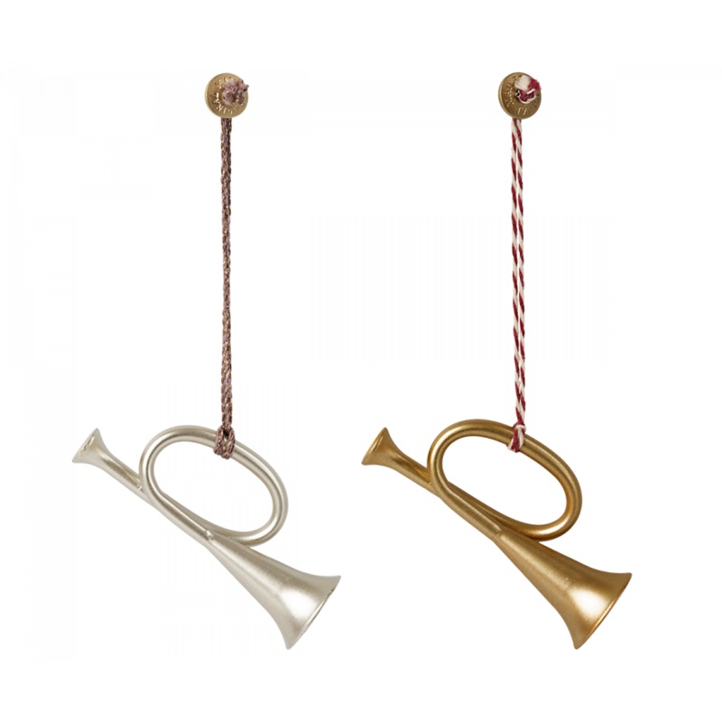 Trumpet Ornament Set