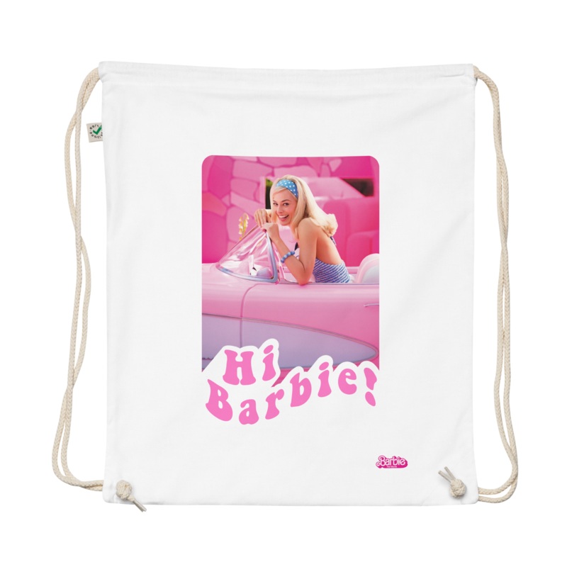 Hi Barbie Drawstring Bag  Barbie The Movie