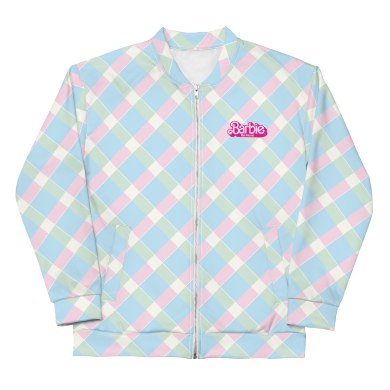 Printed Plaid Unisex Bomber Jacket – Barbie the Movie