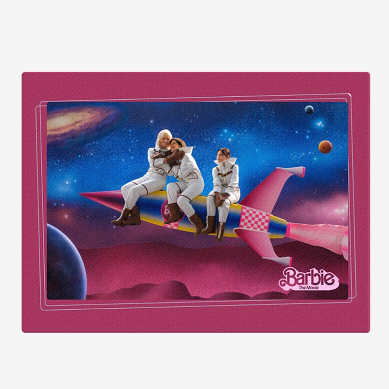 Rocket Ride Canvas Print  Barbie The Movie