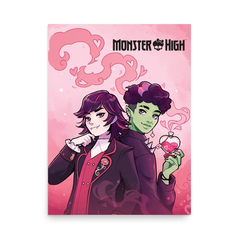 Monster High Pride Kieran & Spelldon Poster (Cli Godfried)