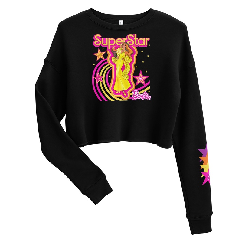 Barbie 1970’s Superstar Cropped Sweatshirt