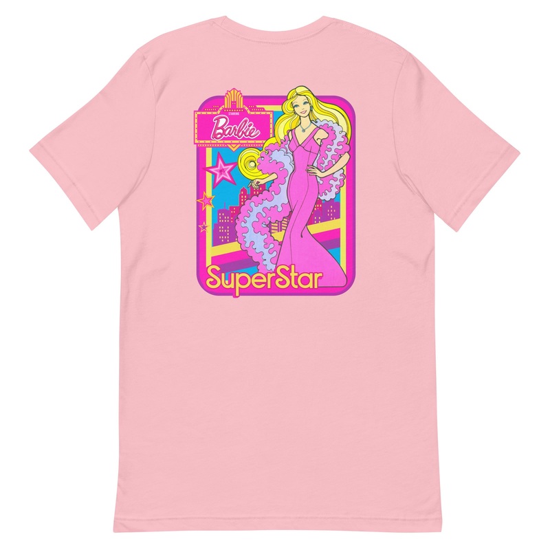 Barbie 1970’s Superstar Logo Pink T-Shirt